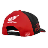 2022 Marc Marquez MotoGP Mid Visor Dual Honda 93 Cap Hat - Anthracite - Official Licensed Merchandise