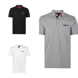 Porsche Motorsport Men’s Polo Shirt - BLACK, GREY OR WHITE - Official Licensed Fan Wear