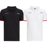Porsche Motorsport Men’s Team Polo Shirt - BLACK OR WHITE - Official Licensed Replica Team Wear