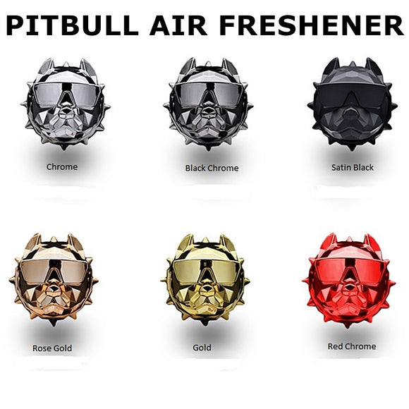 FNK'D Pitbull Car Air Freshener - Cool Ocean Breeze Scent - Get FNKD - Licenced Automotive Apparel & Accessories