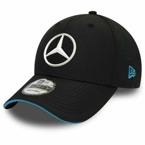 Mercedes Benz EQ 2020 Adult Team Baseball Cap Hat - BLACK - Official Licensed Mercedes Benz EQ Merchandise