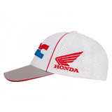 Honda HRC MotoGP Trucker Cap Hat - White - Official Licensed Honda HRC Merchandise