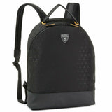 Lamborghini Y-Shape-Print Backpack Rucksack In Nylon - Black - Official Lamborghini Merchandise