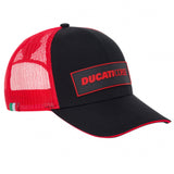 2020 Ducati Corse Racing MotoGP TRUCKER Baseball Cap - BLACK/RED Adult Size - Official Licensed Ducati Corse Merchandise