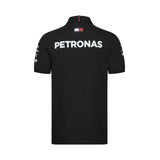 Mercedes AMG Petronas F1 Team Lewis Hamilton Polo Shirt - BLACK - Official Licensed Mercedes AMG Petronas Motorsport Merchandise