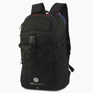 BMW Motorsport PUMA RCT Backpack Rucksack Laptop Bag - BLACK - Official Licensed Replica Team Wear