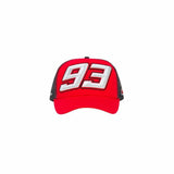 2020 NEW Marc Marquez MotoGP Trucker Cap - Red / Grey - Official Licensed Merchandise