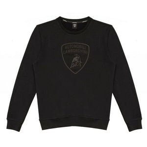 Lamborghini 3D Big Shield Mens Sweatshirt - Black - Official Lamborghini Merchandise