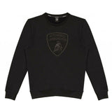 Lamborghini 3D Big Shield Mens Sweatshirt - Black - Official Lamborghini Merchandise