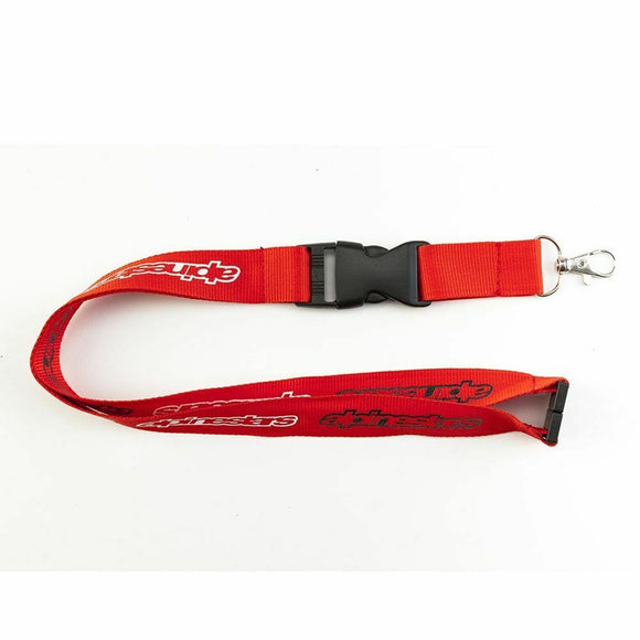 Alpinestars Core Lanyard Keyring Holder - Red - Genuine Alpinestars Product