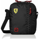 2021 Scuderia Ferrari Adults Portable Shoulder Travel Tablet Man Bag Rounded Shape - Black - Official Scuderia Ferrari Merchandise