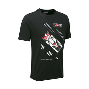 Official Toyota Gazoo Racing WEC Mens Toyota Hybrid TS050 T Shirt - Black - Official GR Merchandise