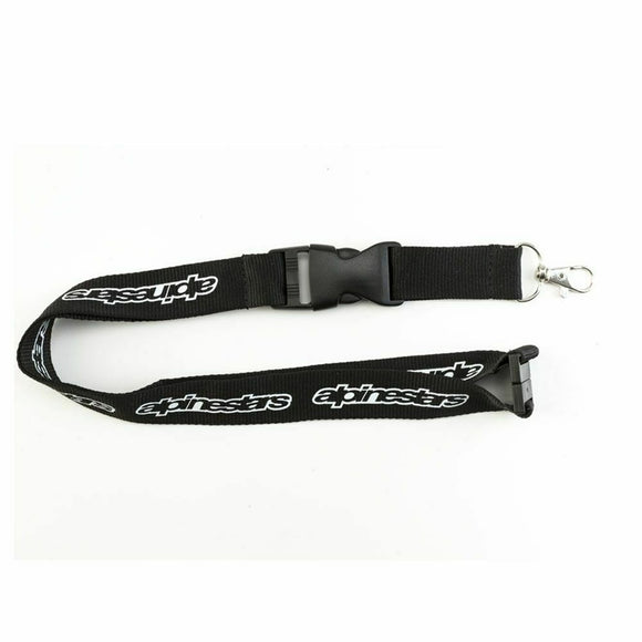 Alpinestars Core Lanyard Keyring Holder - Black - Genuine Alpinestars Product