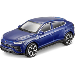 Bburago Lamborghini Uras Model Car - Metallic Blue - Genuine Bburago Collectors Model