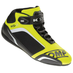 OMP KS-2 Karting Race Boots - Leather / Microfibre - Get FNKD - Licenced Automotive Apparel & Accessories