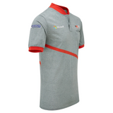 Official Toyota Gazoo Racing WRC Mens Polo Shirt - Grey - Official GR Merchandise