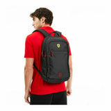 Official Scuderia Ferrari Puma Backpack Rucksack Laptop Bag - BLACK - Official Scuderia Ferrari Merchandise
