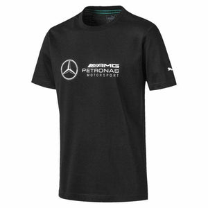 Mercedes AMG Petronas F1 Puma T Shirt BLACK Official Licensed