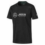 Mercedes AMG Petronas F1 Puma T Shirt - BLACK - Official Licensed Mercedes AMG Petronas Motorsport Merchandise