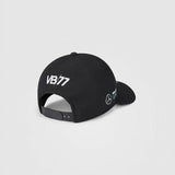 Mercedes AMG Petronas F1 Team 2020 Valtteri Bottas Baseball Hat Cap - BLACK - Official Licensed Mercedes AMG Petronas Motorsport Merchandise