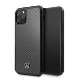 Official Mercedes Benz Carbon Fibre Phone Case Cover - for iPhone 11 Pro