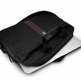 Ferrari 15” Urban Collection Laptop / Document / Office Bag / Shoulder Bag / Messenger Bag - GREY & RED PIPING - Official Ferrari Merchandise by CG MOBILE