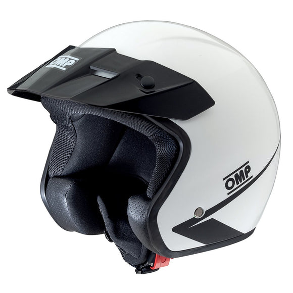 OMP Star ECE Approved Open Face Track Day Helmet - Get FNKD - Licenced Automotive Apparel & Accessories