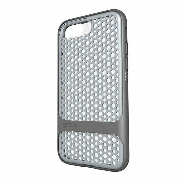 Gear4 Carnaby D30 Protection Case for Apple iPhone 8 / 7 / 6S / 6 - Silver - Get FNKD - Licenced Automotive Apparel & Accessories