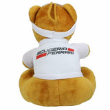 Scuderia Ferrari F1™ Teddy Bear by Gummibear - WHITE - 30CM - Official Licensed Scuderia Ferrari Teddy Bear