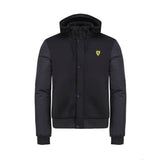 Scuderia Ferrari F1™ Men's Hooded Bomber Jacket - BLACK - Official Licensed Fan Wear