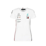 Mercedes AMG Petronas F1 Team Lewis Hamilton LADIES T Shirt - WHITE - Official Licensed Mercedes AMG Petronas Motorsport Merchandise
