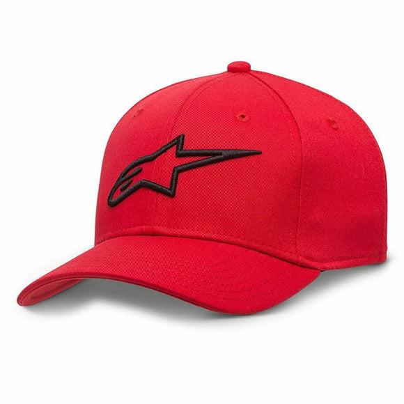 Alpinestars Ageless Curve Flexfit Hat Cap - Red - Genuine Alpinestars Product