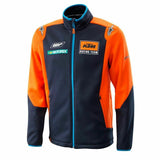 Red Bull KTM Racing Official Teamline Full Zip Soft Shell Jacket - Blue / Orange - Official Factory Racing Shop Product by Alpinestars