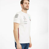 Mercedes AMG Petronas F1 Team Lewis Hamilton T Shirt - WHITE - Official Licensed Mercedes AMG Petronas Motorsport Merchandise