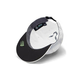 Mercedes AMG Petronas F1 Team Lewis Hamilton Flat Brim Baseball Hat Cap - WHITE - Official Licensed Mercedes AMG Petronas Motorsport Merchandise