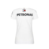 Mercedes AMG Petronas F1 Team Lewis Hamilton LADIES T Shirt - WHITE - Official Licensed Mercedes AMG Petronas Motorsport Merchandise