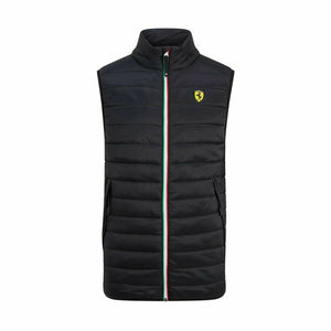 Scuderia Ferrari F1™ Men's Gilet Bodywarmer - BLACK - Official Licensed Fan Wear