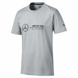 Mercedes AMG Petronas F1 Puma T Shirt - GREY - Official Licensed Mercedes AMG Petronas Motorsport Merchandise