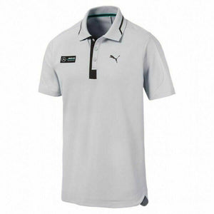 Mercedes AMG Petronas F1 Puma Polo Shirt - GREY - Official Licensed Mercedes AMG Petronas Motorsport Merchandise