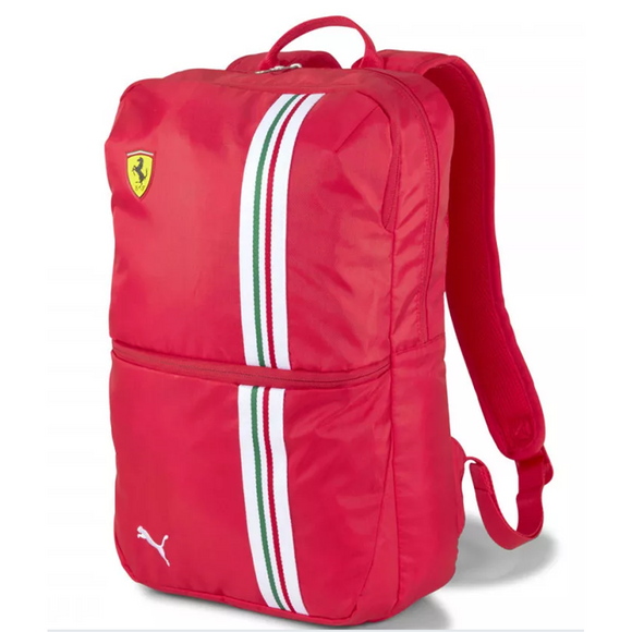 Official Scuderia Ferrari Puma Backpack Rucksack Laptop Bag - RED - Official Scuderia Ferrari Merchandise