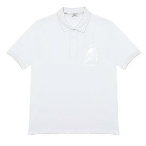 Lamborghini 3D Bull Mens Polo Shirt - White - Official Lamborghini Merchandise