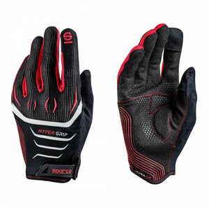 Sparco Hypergrip Sim Racer Gloves for PC & Console Gaming - Adults - Black / Red