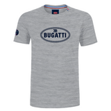 Bugatti 110th Anniversary Macaron T Shirt - Grey - Official Licensed Merchandise