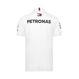 Mercedes AMG Petronas F1 Team Lewis Hamilton Polo Shirt - WHITE - Official Licensed Mercedes AMG Petronas Motorsport Merchandise