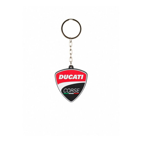 2020 Ducati Corse Racing MotoGP Shield Keyring - Official Licensed Ducati Corse Merchandise