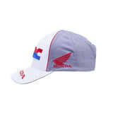Honda HRC MotoGP Baseball Cap Hat - White / Grey - Official Licensed Honda HRC Merchandise