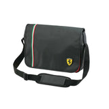 Ferrari 15” Laptop / Document / Office Bag / Shoulder Bag / Messenger Bag - BLACK - Official Ferrari Merchandise by Brandon