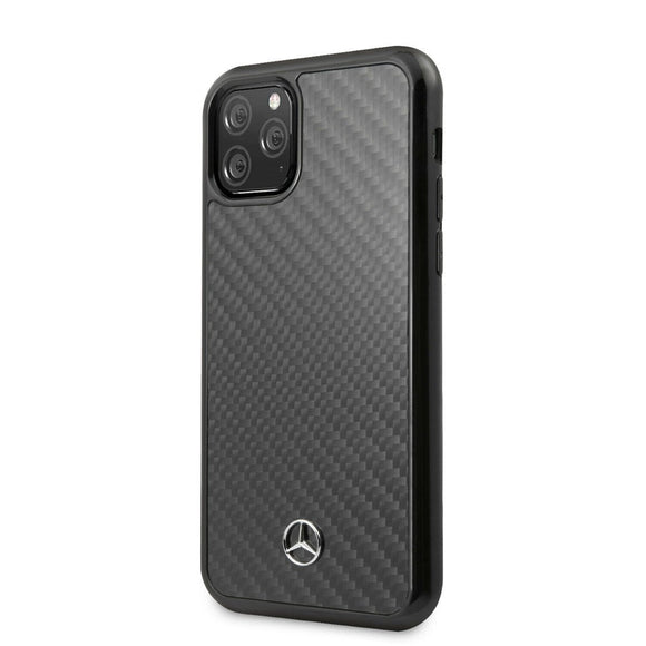 Official Mercedes Benz Carbon Fibre Phone Case Cover - for iPhone 11 Pro