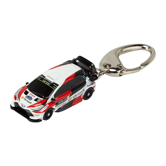 Toyota Gazoo Racing WRC Yaris Keyring - Official Licensed Toyota GR Merchandise