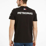 Mercedes AMG Petronas F1 Team Lewis Hamilton T Shirt - BLACK - Official Licensed Mercedes AMG Petronas Motorsport Merchandise